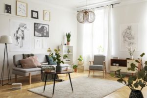 living room in home